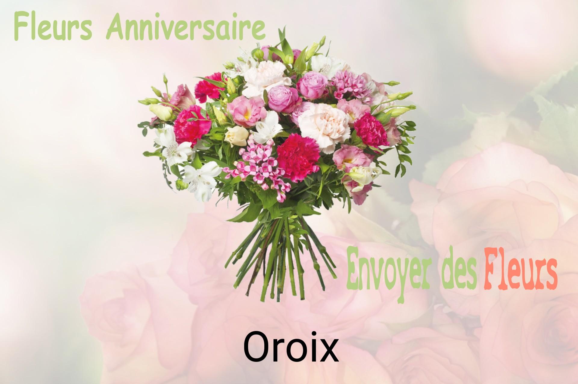 Bouquet de fleurs d’anniversaire livré à Oroix